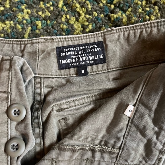 Imogene + Willie Blake military trouser in olive, size small. - Picture 4 of 8